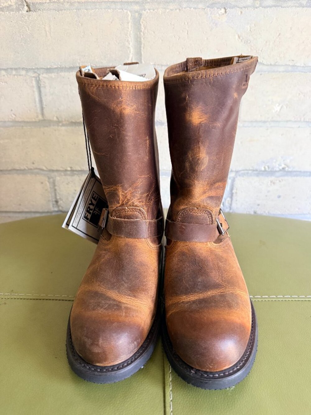 Frye Engineer 12R brown boot size 11M womens NIB - Picture 5 of 14